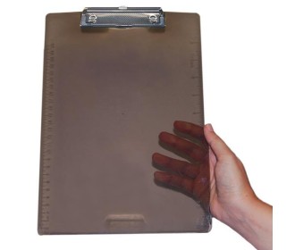 Comix πινακίδα, γκρι διάφανη, Α4, με πιάστρα, 31,6x22.8εκ. Comix πινακίδα, γκρι διάφανη, Α4, με πιάστρα, 31,6x22.8εκ.