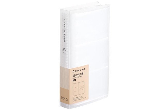 Comix θήκη PP για 180 κάρτες διάφανη 10,5x19,3x2,4εκ. Comix θήκη PP για 180 κάρτες διάφανη 10,5x19,3x2,4εκ.