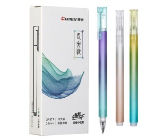 Comix στυλό gel pen με καπάκι μαύρο 0.5mm Comix στυλό gel pen με καπάκι μαύρο 0.5mm