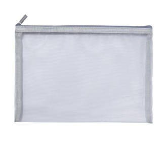 Comix τσαντάκι PVC πλέγμα διάφανο με φερμουάρ Α4 Υ21x29εκ.