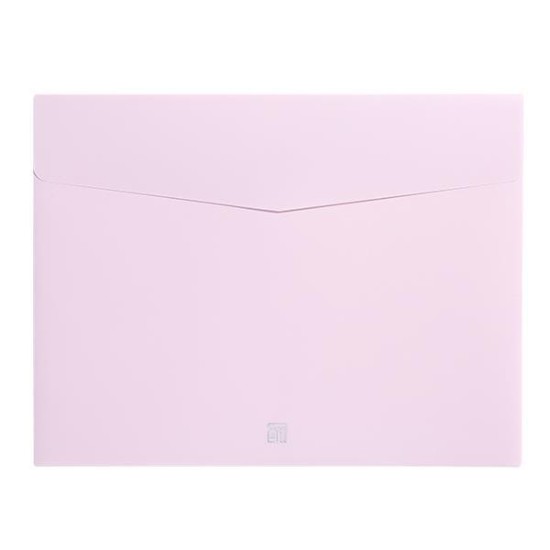 Comix φάκελος pastel PP με velcro A4 μωβ Comix φάκελος pastel PP με velcro A4 μωβ