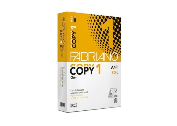 FABRIANO COPY 1 φωτοαντιγραφικό χαρτί A4 80gr 500φ FABRIANO COPY 1 φωτοαντιγραφικό χαρτί A4 80gr 500φ