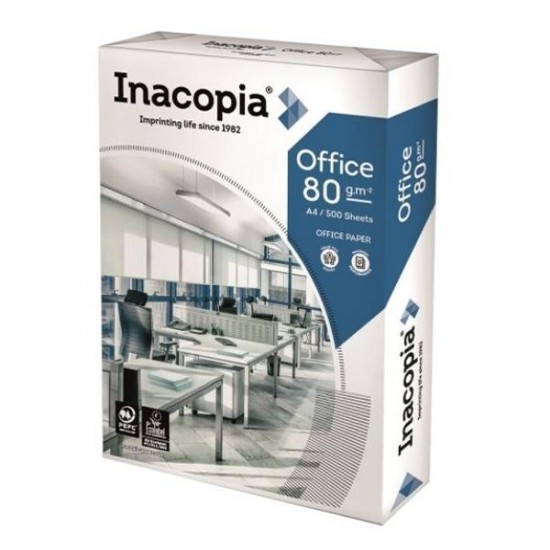 Inacopia φωτοαντιγραφικό χαρτι Α4 500 φυλλα 80γρ. Inacopia φωτοαντιγραφικό χαρτι Α4 500 φυλλα 80γρ.