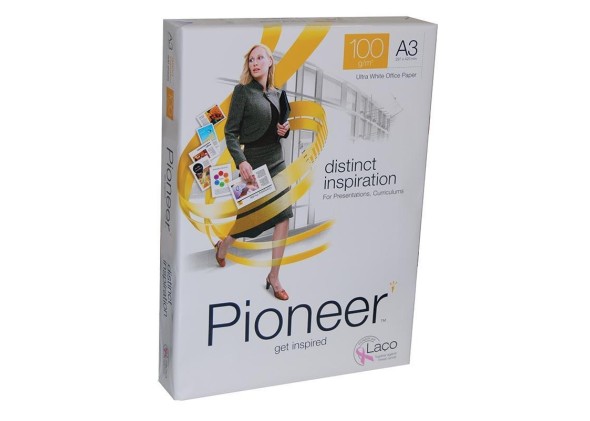 Pioneer φωτοαντιγραφικό χαρτι Α3 500 φυλλα 100γρ. Pioneer φωτοαντιγραφικό χαρτι Α3 500 φυλλα 100γρ.