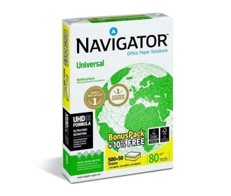 Φωτοαντιγραφικό χαρτί Navigator Uni Α4 550 φύλλα 80γρ.