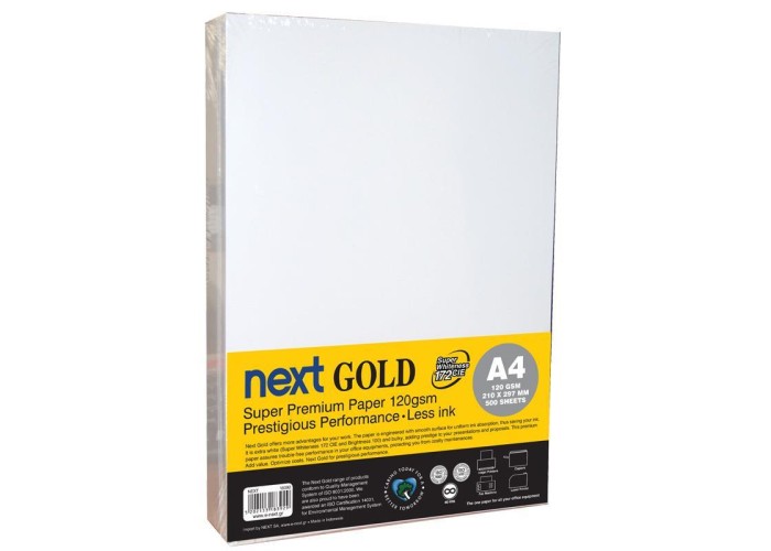 Next Gold A4 500 φύλλα premium copy paper 120γρ.