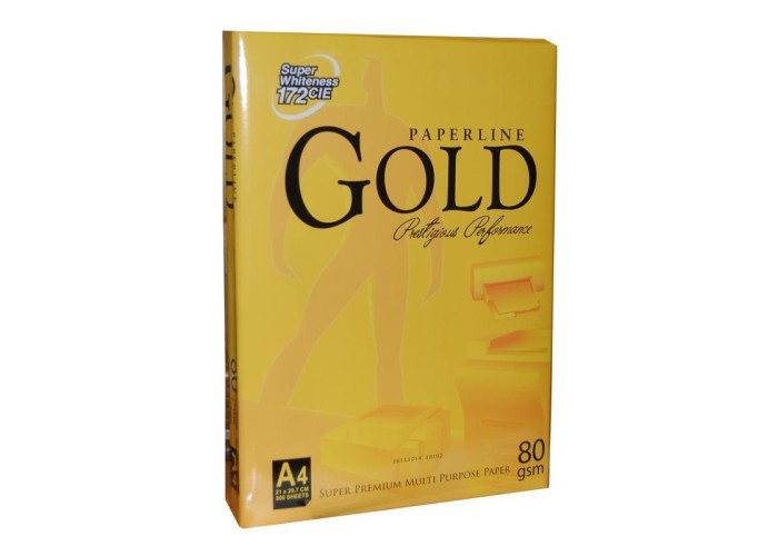 Gold Paperline A4 80γρ. 500φ. Super Premium copy paper Gold Paperline A4 80γρ. 500φ. Super Premium copy paper