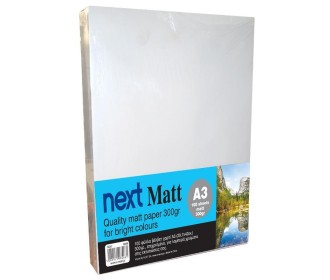 Next Matt A3 100 φύλλα premium matt paper 300γρ. Next Matt A3 100 φύλλα premium matt paper 300γρ.
