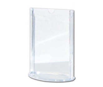 Σταντ ακρυλικό κάθετο οβάλ Α4