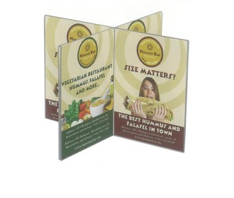 Σταντ ακρυλικό 4xA5 148x210χιλ.