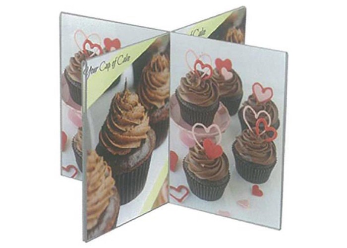 Σταντ ακρυλικό 4xA6 105x148χιλ. Σταντ ακρυλικό 4xA6 105x148χιλ.