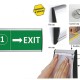 Σύστημα τοποθέτησης επιγραφών 105x250χιλ. (door sign) Σύστημα τοποθέτησης επιγραφών 105x250χιλ. (door sign)