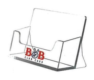 Σταντ ακρυλικό για bussiness cards 5,5x9,5x4εκ.