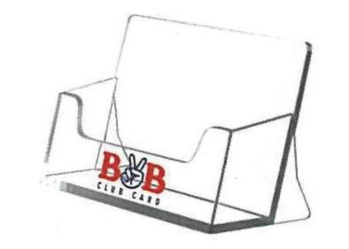 Σταντ ακρυλικό για bussiness cards 5,5x9,5x4εκ. Σταντ ακρυλικό για bussiness cards 5,5x9,5x4εκ.