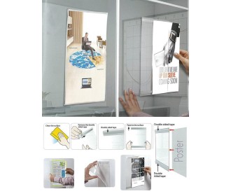 Αυτοκόλλητη θήκη προβολής διάφανη, Α4,κάθετη Αυτοκόλλητη θήκη προβολής διάφανη, Α4,κάθετη