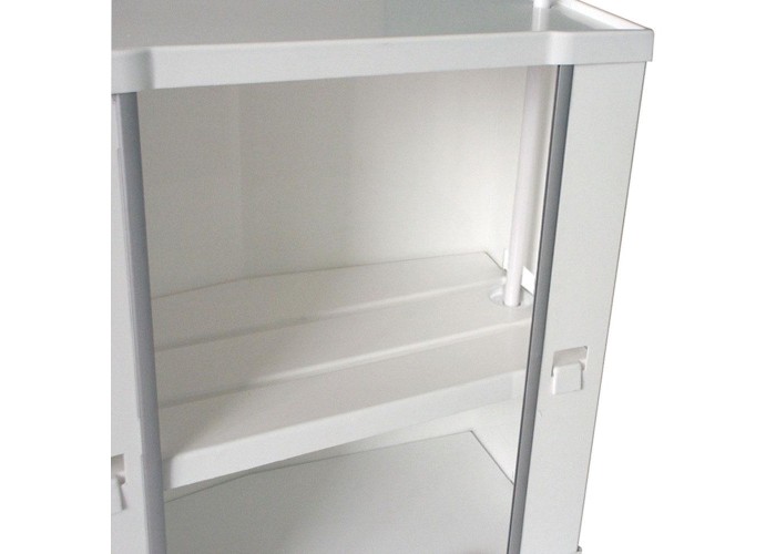 Εκθεσιακός Πάγκος Προώθησης (Promotion) πτυσσόμενος με Header 200,4x90εκ.