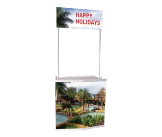 Εκθεσιακός Πάγκος Προώθησης (Promotion) πτυσσόμενος με Header 200,4x90εκ. Εκθεσιακός Πάγκος Προώθησης (Promotion) πτυσσόμενος με Header 200,4x90εκ.