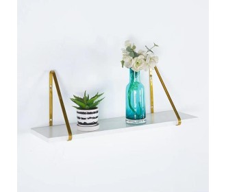 Ράφι μεταλλικό επιφάνεια μελαμίνης 70x21xY18εκ. Ράφι μεταλλικό επιφάνεια μελαμίνης 70x21xY18εκ.