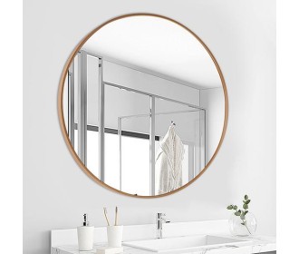 Καθρέφτης επιτοίχιος στρογγυλός Nextdeco χρυσό μεταλλικό πλαίσιο Ø80εκ. Καθρέφτης επιτοίχιος στρογγυλός Nextdeco χρυσό μεταλλικό πλαίσιο Ø80εκ.
