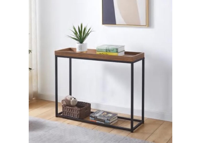 Κονσόλα μεταλλική Nextdeco MDF επιφάνεια Υ80x100x30εκ. Κονσόλα μεταλλική Nextdeco MDF επιφάνεια Υ80x100x30εκ.