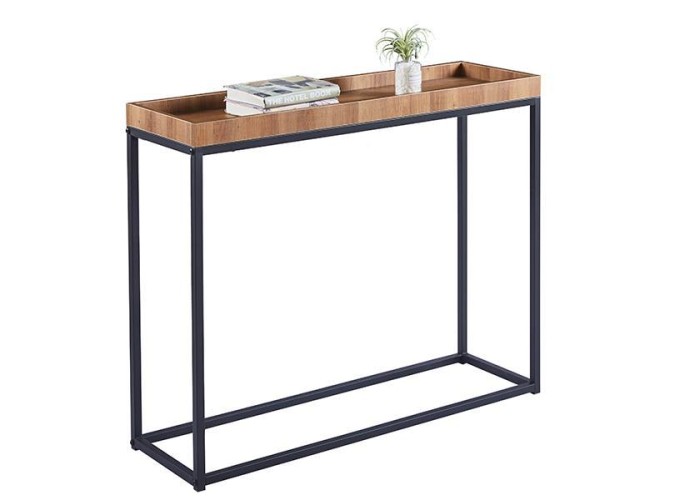 Κονσόλα μεταλλική Nextdeco MDF επιφάνεια Υ80x100x30εκ. Κονσόλα μεταλλική Nextdeco MDF επιφάνεια Υ80x100x30εκ.