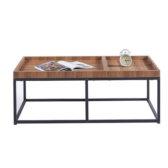 Τραπέζι μεταλλικό Nextdeco επιφάνεια από MDF Υ40x110x60εκ. Τραπέζι μεταλλικό Nextdeco επιφάνεια από MDF Υ40x110x60εκ.