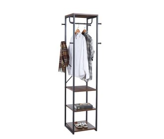 Κρεμάστρα ράγα οργάνωσης ρούχων Nextdeco ξύλο και μέταλλο Υ180x40x40εκ. Κρεμάστρα ράγα οργάνωσης ρούχων Nextdeco ξύλο και μέταλλο Υ180x40x40εκ.