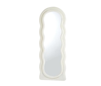 Καθρέφτης ολόσωμος Nextdeco λευκός βελούδινο πλαίσιο 60x160εκ.