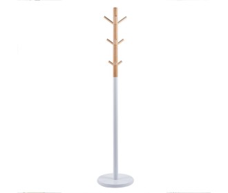 Καλόγερος ξύλινος Nextdeco βάση μέταλλο και ξύλο 172εκØ35εκ.