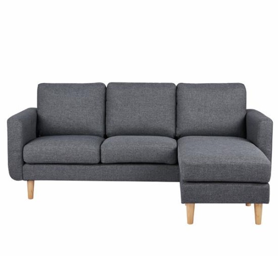 Καναπές γωνιακός Nextdeco Flex σκούρο γκρι Υ83x197x137εκ Καναπές γωνιακός Nextdeco Flex σκούρο γκρι Υ83x197x137εκ