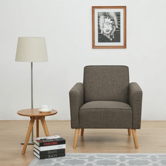 Πολυθρόνα Nextdeco Paris καφέ-μπεζ Υ78x75x78εκ Πολυθρόνα Nextdeco Paris καφέ-μπεζ Υ78x75x78εκ