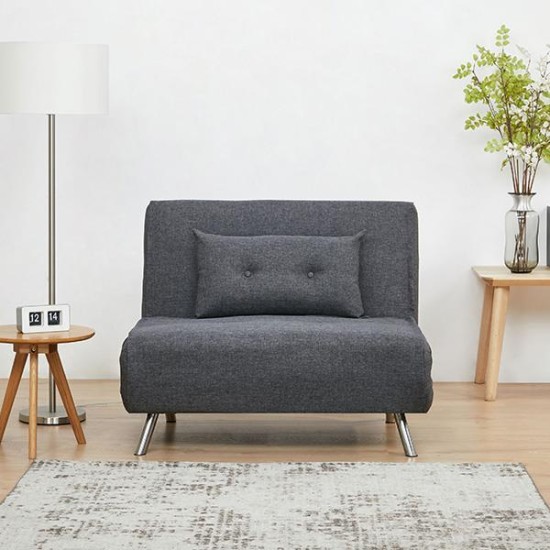 Πολυθρόνα κρεβάτι Nextdeco Berlin σκούρο γκρι Υ92x100x91εκ. Πολυθρόνα κρεβάτι Nextdeco Berlin σκούρο γκρι Υ92x100x91εκ.