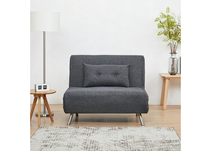 Πολυθρόνα κρεβάτι Nextdeco Berlin σκούρο γκρι Υ92x100x91εκ. Πολυθρόνα κρεβάτι Nextdeco Berlin σκούρο γκρι Υ92x100x91εκ.