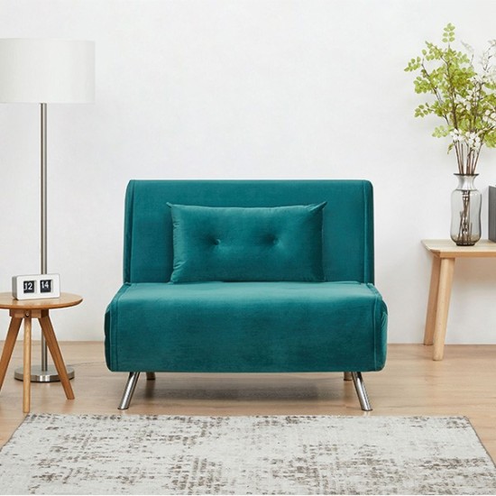 Πολυθρόνα κρεβάτι Nextdeco Berlin πετρόλ Υ92x100x91εκ. Πολυθρόνα κρεβάτι Nextdeco Berlin πετρόλ Υ92x100x91εκ.