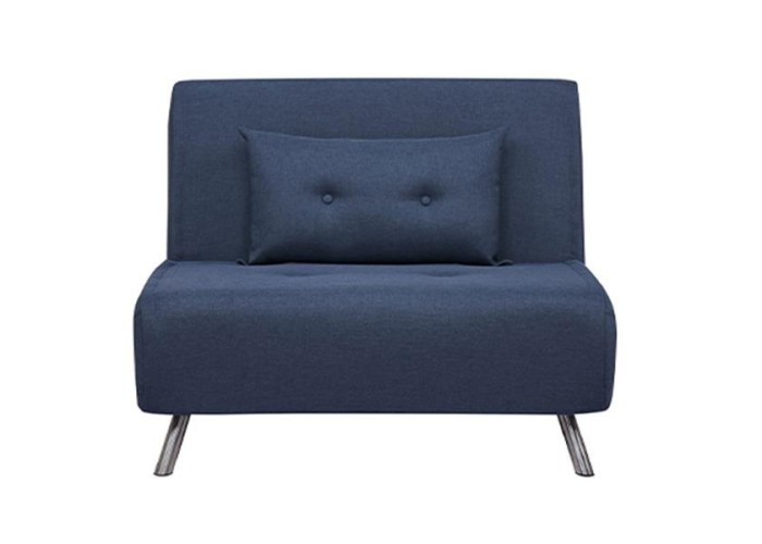 Πολυθρόνα κρεβάτι Nextdeco Berlin denim Υ92x100x91εκ.
