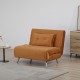Πολυθρόνα κρεβάτι Nextdeco Berlin σκούρο πορτοκαλί Υ92x100x91εκ.