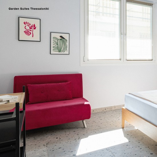 Πολυθρόνα κρεβάτι Nextdeco Berlin φουξ Υ92x100x91εκ. Πολυθρόνα κρεβάτι Nextdeco Berlin φουξ Υ92x100x91εκ.