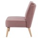 Πολυθρόνα Nextdeco London ροζ Υ82x61x75εκ. Πολυθρόνα Nextdeco London ροζ Υ82x61x75εκ.
