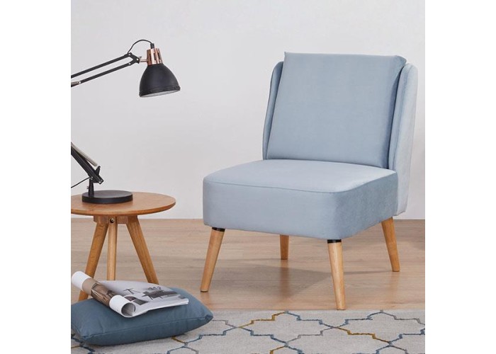 Πολυθρόνα Nextdeco London γαλάζια Υ82x61x75εκ. Πολυθρόνα Nextdeco London γαλάζια Υ82x61x75εκ.