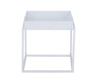 Τραπεζάκι μεταλλικό Nextdeco άσπρο Y35xØ80εκ. Τραπεζάκι μεταλλικό Nextdeco άσπρο Y35xØ80εκ.