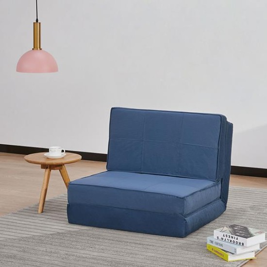 Πολυθρόνα κρεβάτι Nextdeco Flex μπλε Υ62x74x80εκ. Πολυθρόνα κρεβάτι Nextdeco Flex μπλε Υ62x74x80εκ.