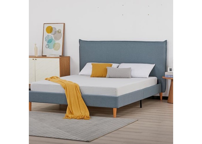 Κρεβάτι διπλό Nextdeco Osaka γκρι 160x200xY90εκ. Κρεβάτι διπλό Nextdeco Osaka γκρι 160x200xY90εκ.