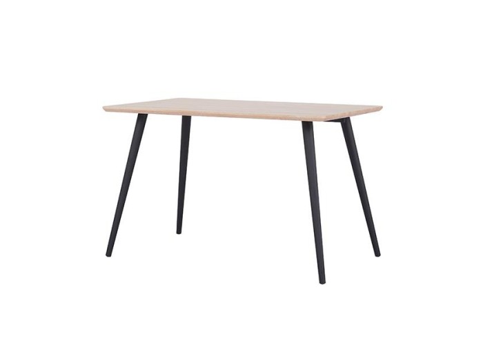 Τραπέζι ξύλινο Nextdeco καφέ Υ75x120x70εκ