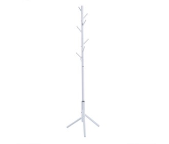 Καλόγερος μεταλλικός Nextdeco λευκός Y175εκØ58εκ.