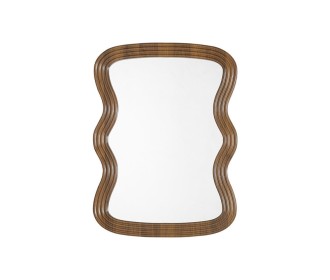 Καθρέφτης τοίχου Nextdeco φυσικό PVC 80x60εκ.