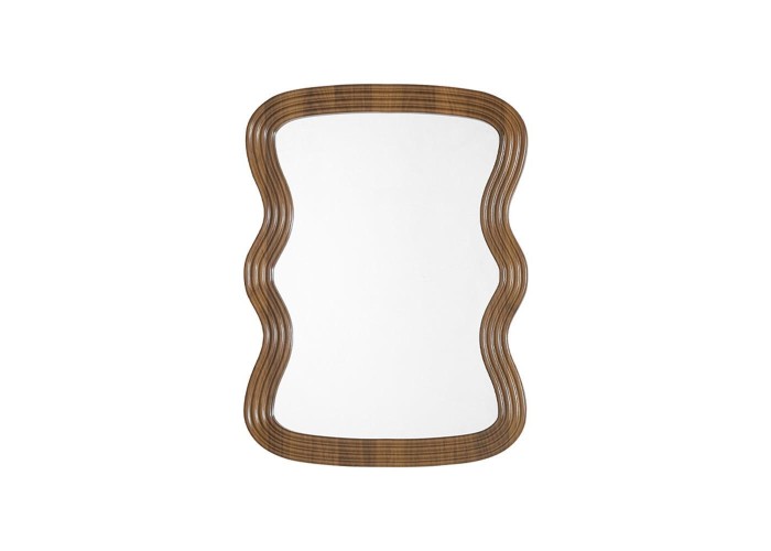 Καθρέφτης τοίχου Nextdeco φυσικό PVC 80x60εκ.