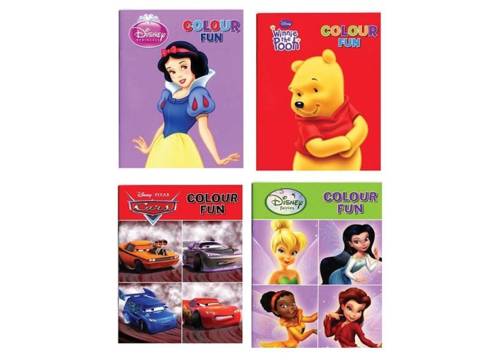 Disney colouring fun 4σχέδια 21x29εκ. 32φύλ.
