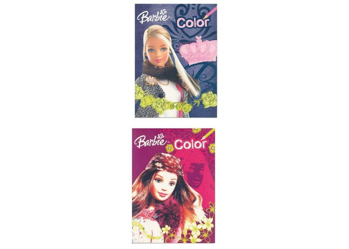 Μπλοκ ζωγραφικής Barbie colour 2σχέδια 21x29εκ. 32φύλ.