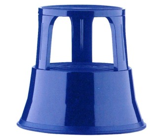 Μεταλλικό σκαμπό-σκαλοπάτι με ρόδες, μπλε Υ43xØ29x45εκ. Μεταλλικό σκαμπό-σκαλοπάτι με ρόδες, μπλε Υ43xØ29x45εκ.