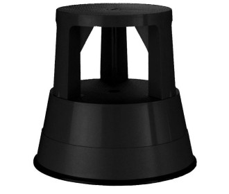 Μεταλλικό σκαμπό-σκαλοπάτι με ρόδες, μαύρο Υ43xØ29x45εκ. Μεταλλικό σκαμπό-σκαλοπάτι με ρόδες, μαύρο Υ43xØ29x45εκ.